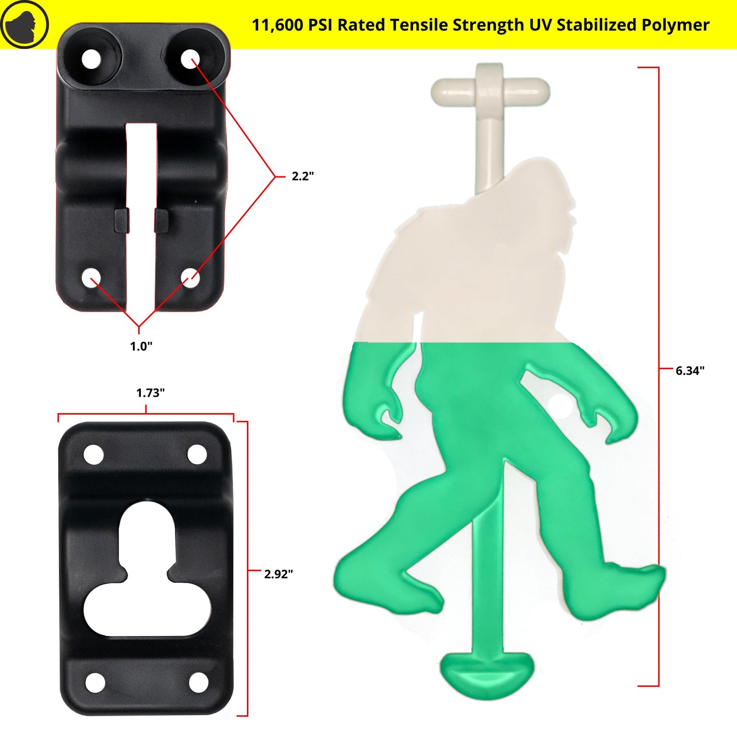 Sasqlatch Original Bigfoot! Glow in the Dark Edition